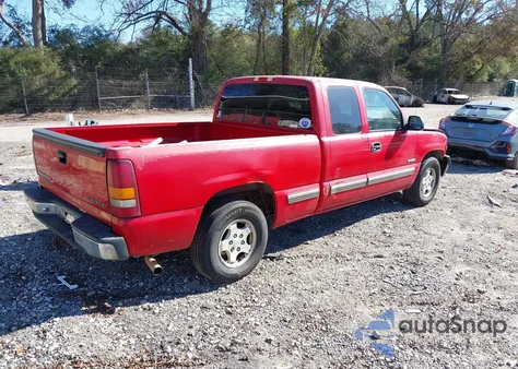 2001 Chevrolet Silverado 1500 Ls из США, поврежденный, VIN 2GCEC19T711175416